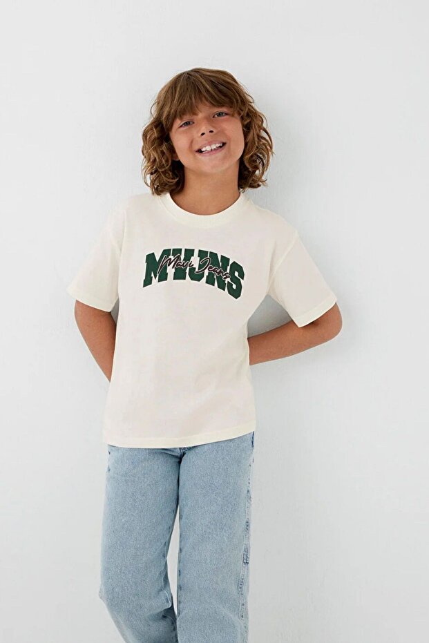 Printed Boy's T-Shirt M6610487-70057
