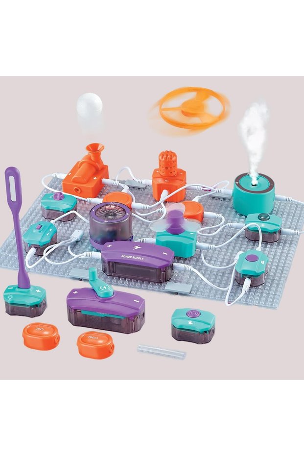 مجموعات أدوات علمية للأطفال، مجموعات STEM للأطفال، مجموعة استكشاف الإلكترونيات، 101 تجربة تعليمية في الإلكترونيات