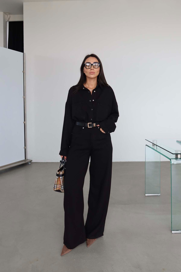 Soft Textured Shirt Pants Set