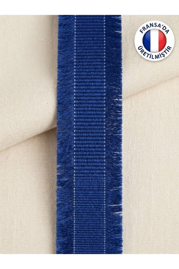 French Two-Edged Grosgrain with Tassel Detail / Decorative Ribbon / Sewing Trim Strip - 22m - 10Meters