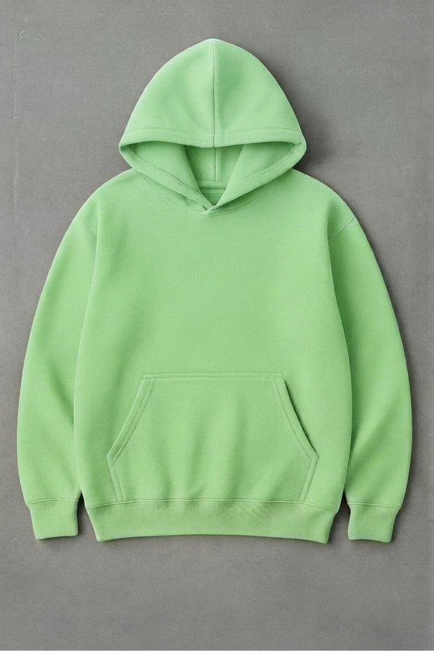 Unisex Basic Oversize Pamuklu Sweatshirt
