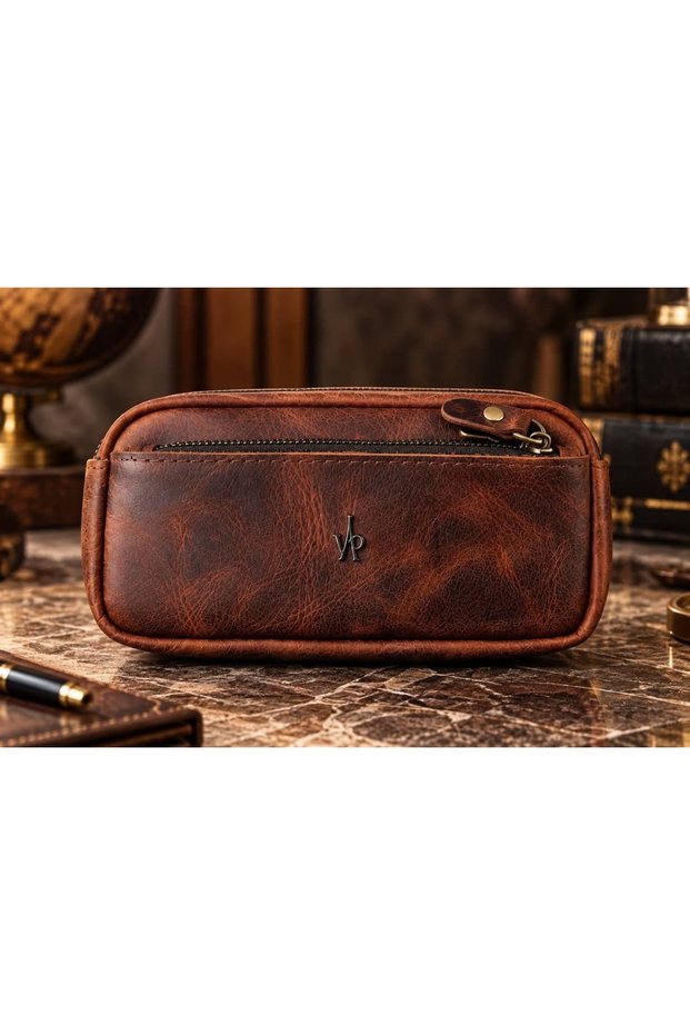 Şaman Kahve – Genuine Leather Handbag