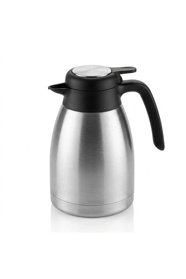Stainless Steel Vacuum Flask – 1.5 Litre, Silver and Black