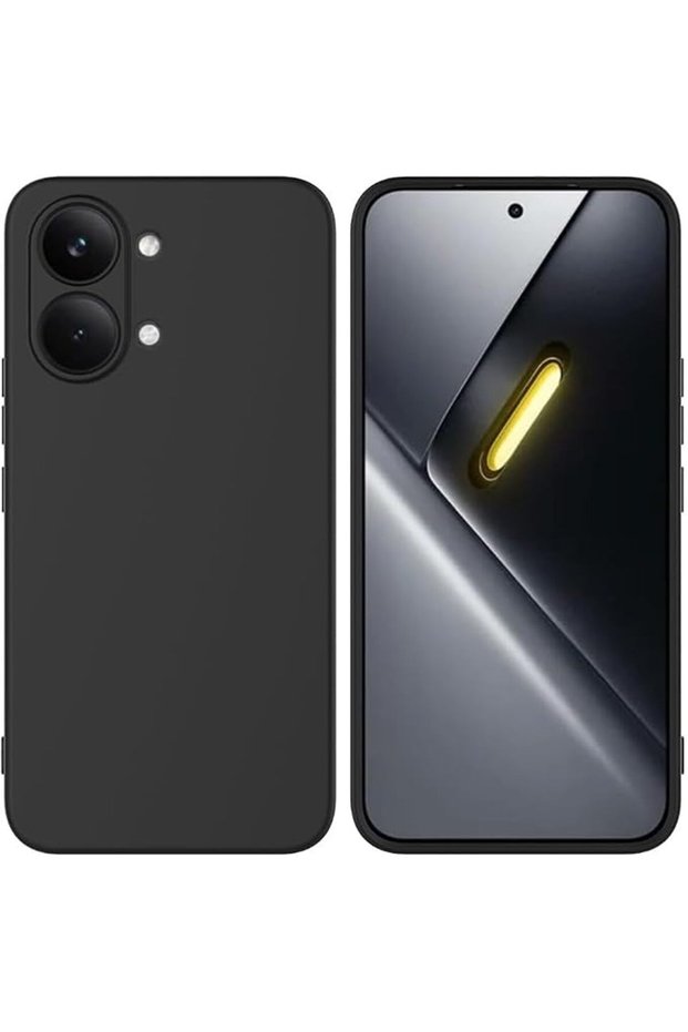 حافظة سيليكون سائلة متوافقة مع Poco X8 Pro Max/Redmi Turbo 5 Max، بطانة ناعمة من الألياف الدقيقة، حماية كاملة
