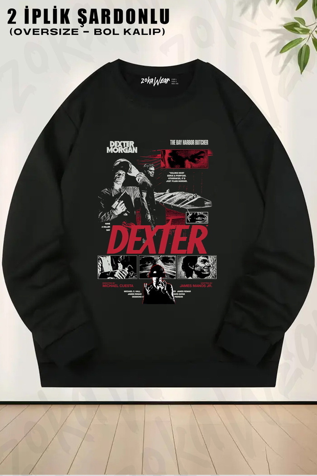 Dexter Morgan Printed Crew Neck Sweatshirt