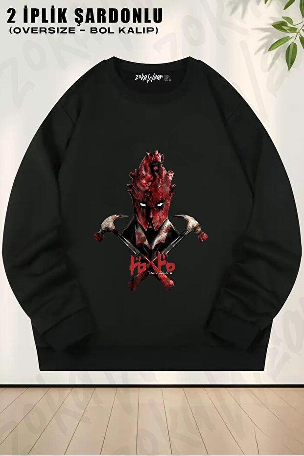 Dorohedoro Shin Special Printed Crew Neck Sweatshirt