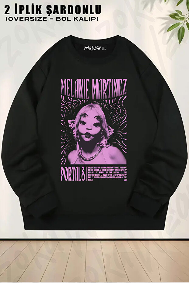 Portals Melanie Martinez Printed Crew Neck Sweatshirt