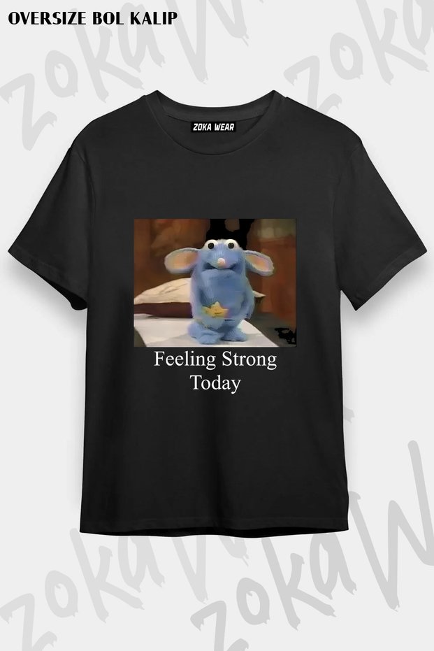تي شيرت مطبوع عليه "Tutter Feeling Strong Today Anxious Tutter"