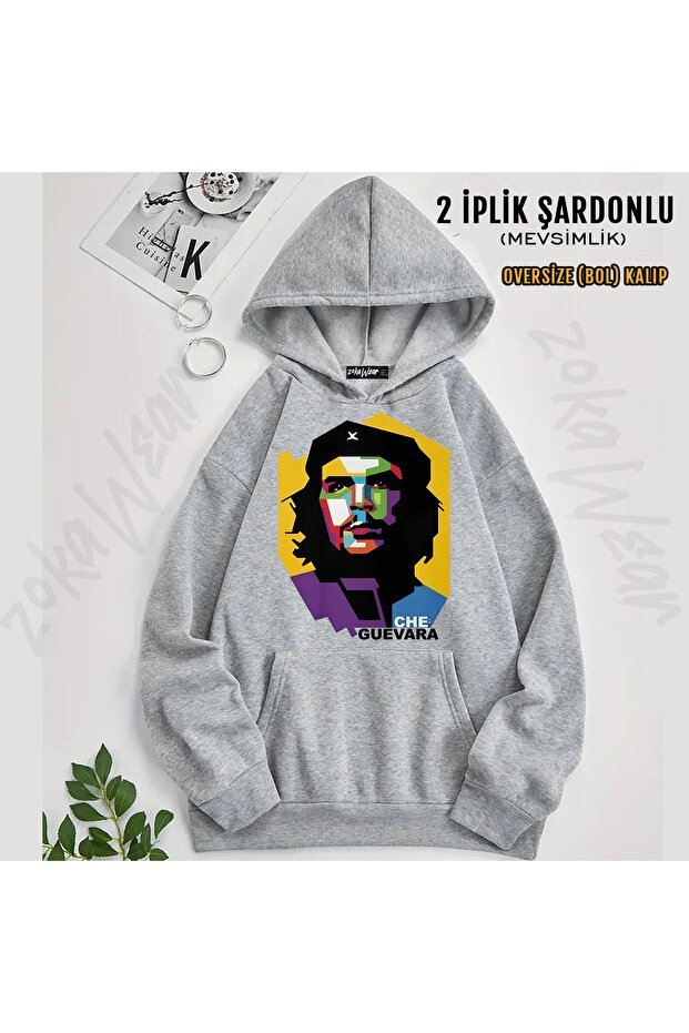 Che Guevara Ti Printed Hooded Sweatshirt