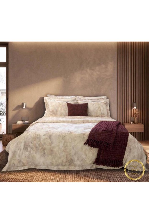 Lumora Double 100% Cotton Satin "300 Tc" Duvet Cover Set