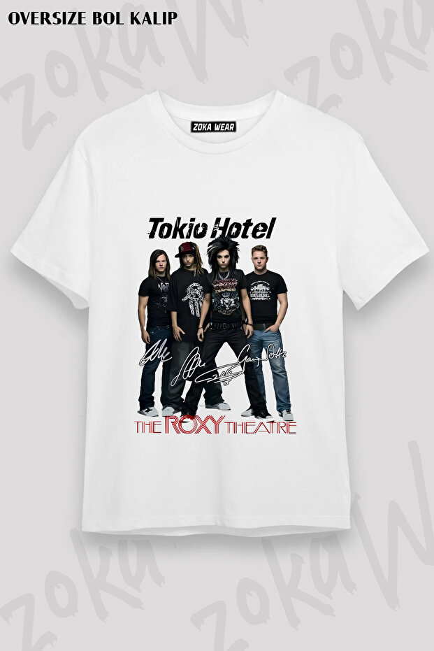 Tokio Hotel the Roxy Theater Printed T-Shirt