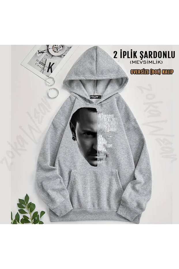 Linkin Park - Chester Printed Hooded Sweatshirt