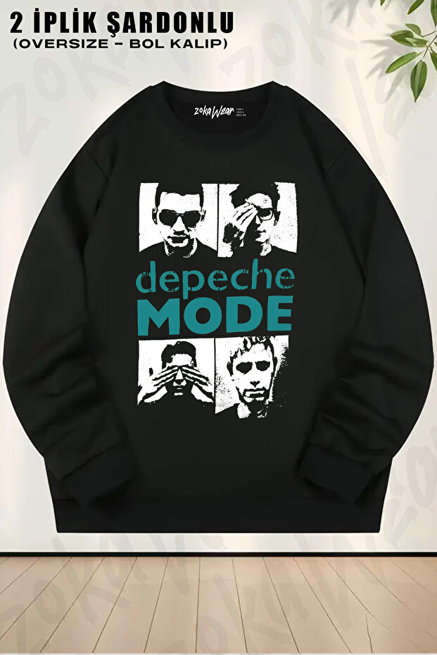 Depeche Mode B Printed Crew Neck Sweatshirt