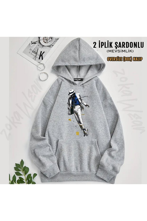 Michael Jackson Printed Premium Printed Hooded Sweatshirt