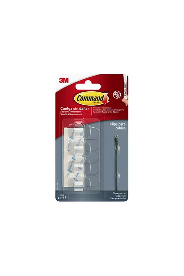 COMMAND 17017 CLEAR CABLE MANAGER 4 τεμάχια