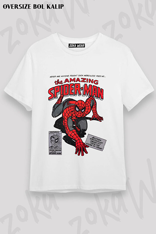 Spider-Man Newspaper Print T-Shirt