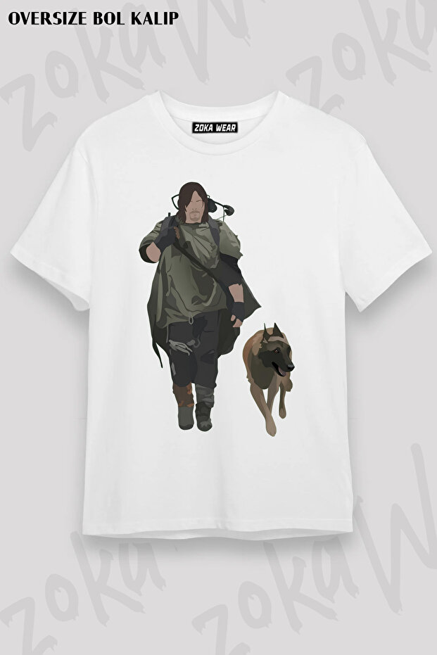 Daryl Dixon V3 the Walking Dead Printed T-Shirt