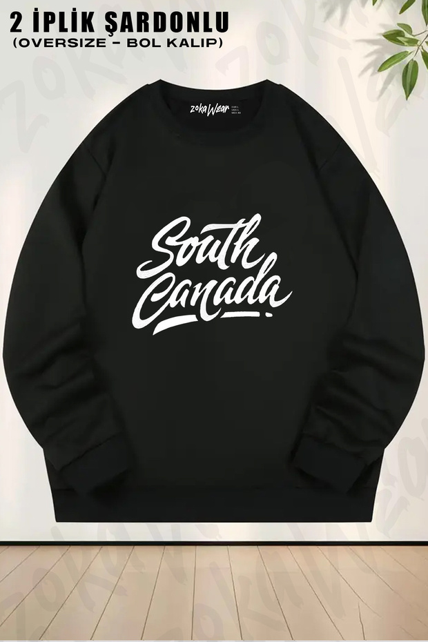 South Canada Yazi Printed Crew Neck Sweatshirt