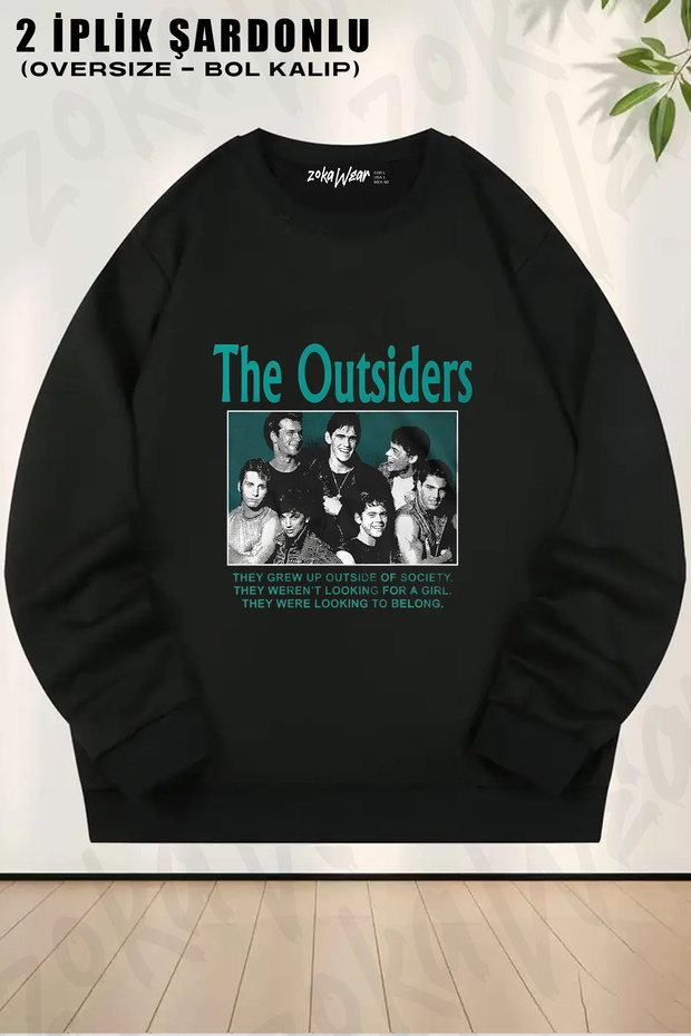 Outsiders Printed Crew Neck Sweatshirt