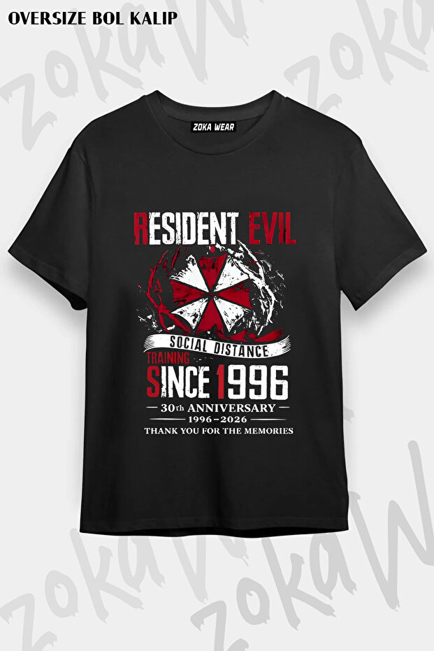 Resident Evil 30 Years Anniversary Custom Printed T-Shirt