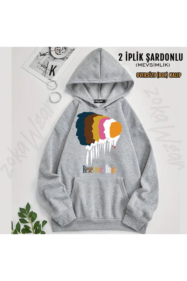 Reservoir Dogs Reservoir Cops Movie Printed Hooded Sweatshirt