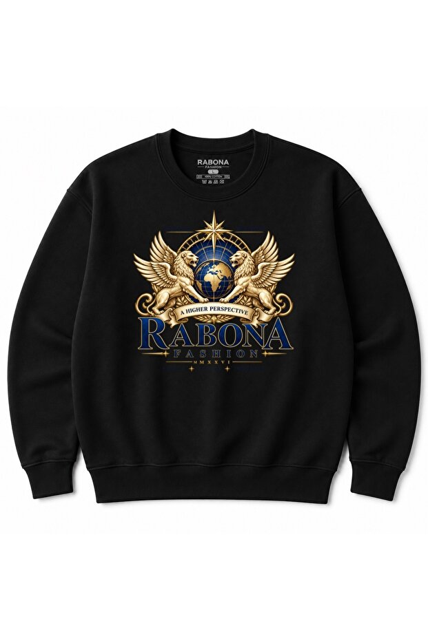 Global Mindset Winged Lions & World Graphic Sweatshirt