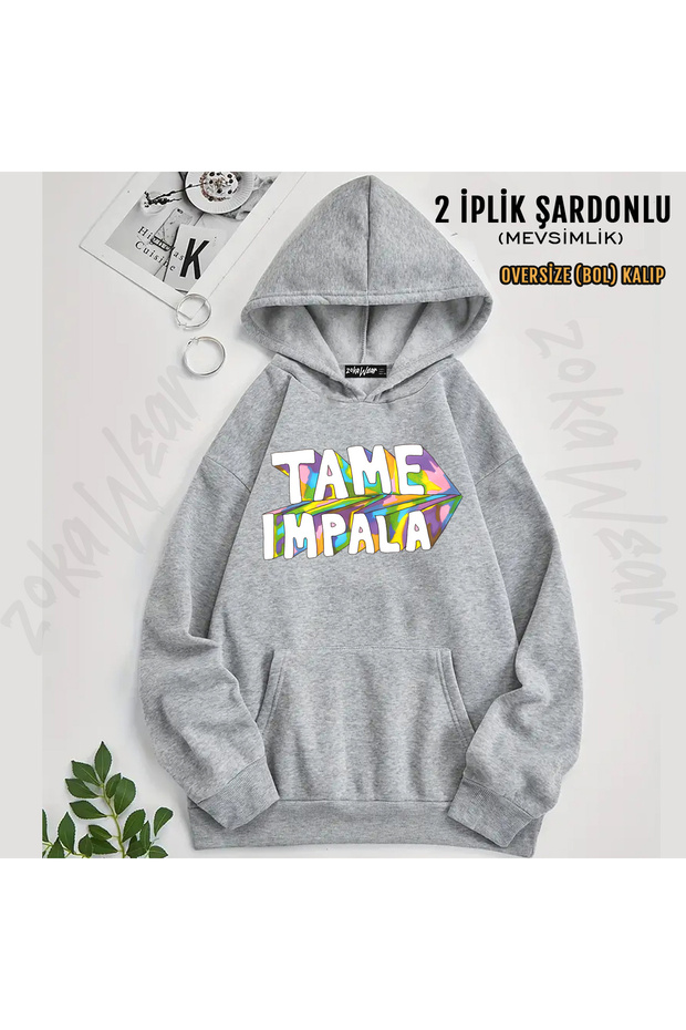 Tame Impala V18 Printed Hooded Sweatshirt