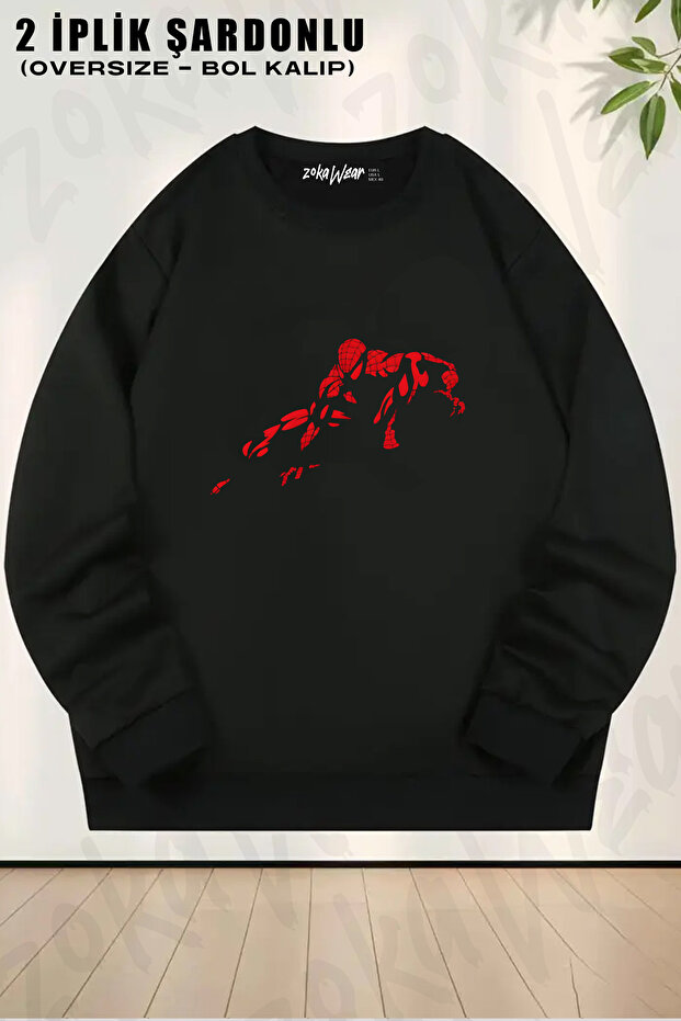 Zendaya Spider Man Printed Crew Neck Sweatshirt