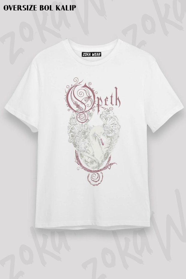 Swan Opeth Printed T-Shirt