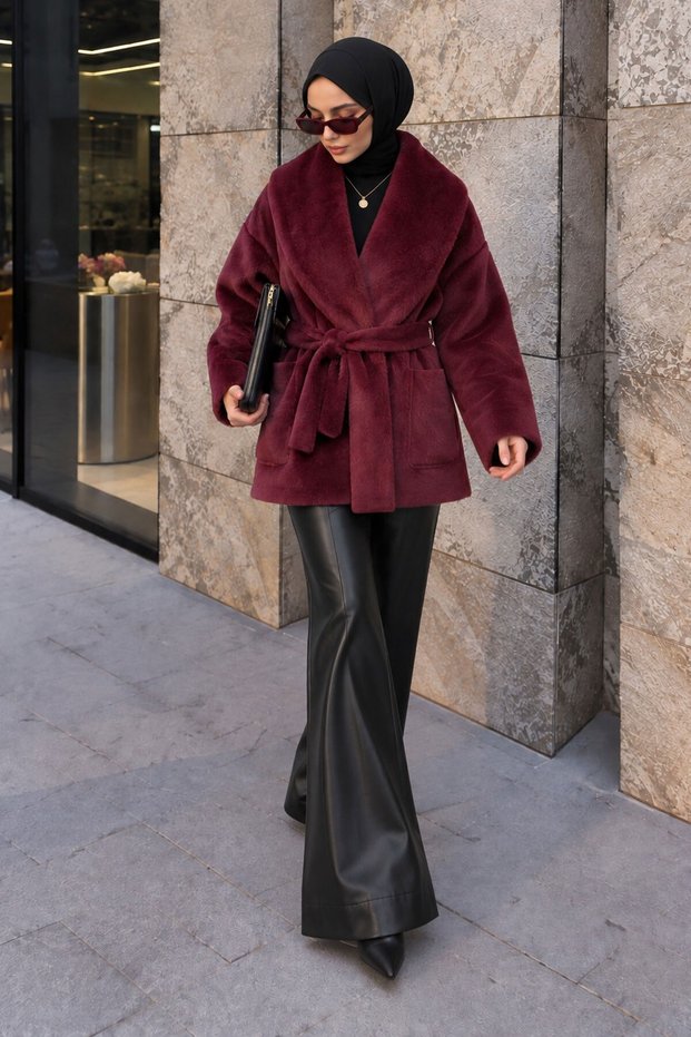 Torba Cepli Alpaka Fox Coat Tsd260340 Claret Red