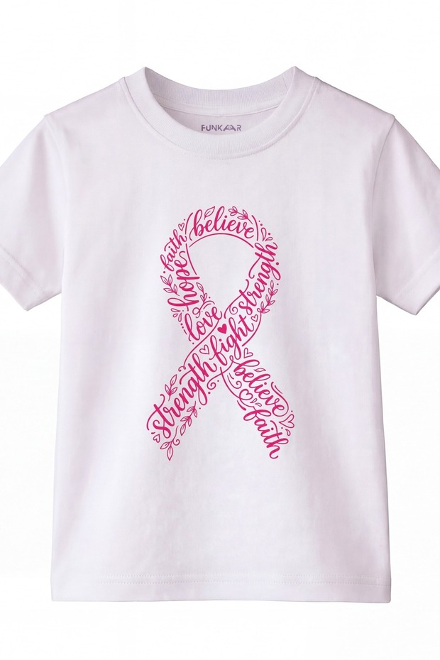 Hope Ribbon Cancer Awareness Kids T-Shirt β 100% Cotton Unisex