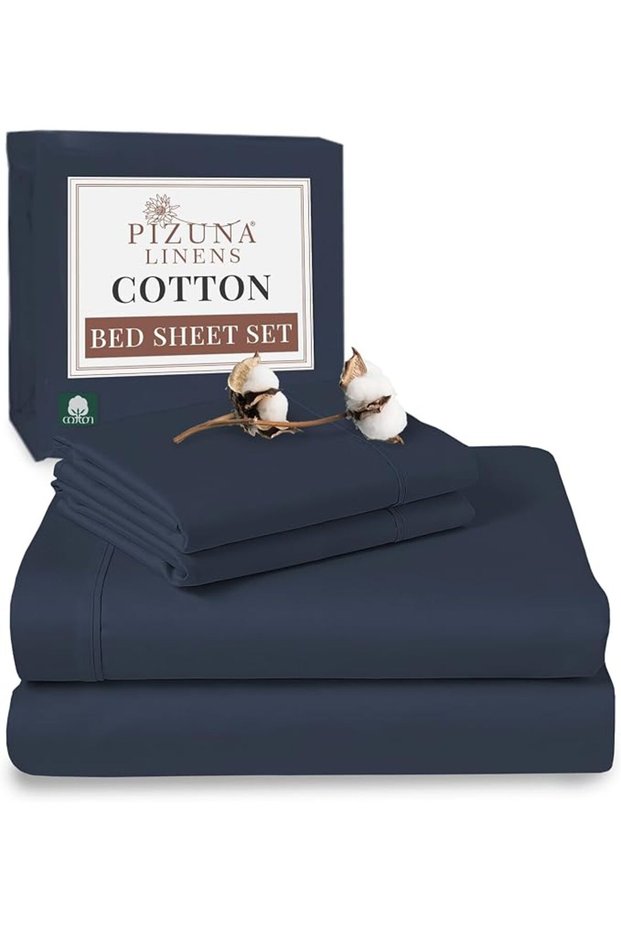 Cotton Bedding Set (400 Thread Count, 4 Pc)