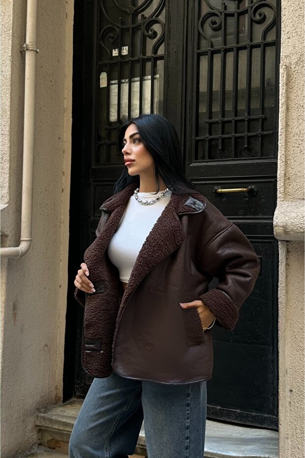Women's Black Oversize Jacket Coat