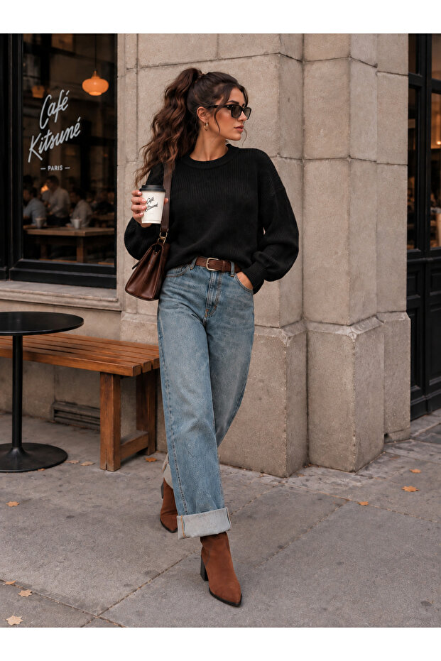 Casual Women's Sweater Color Color