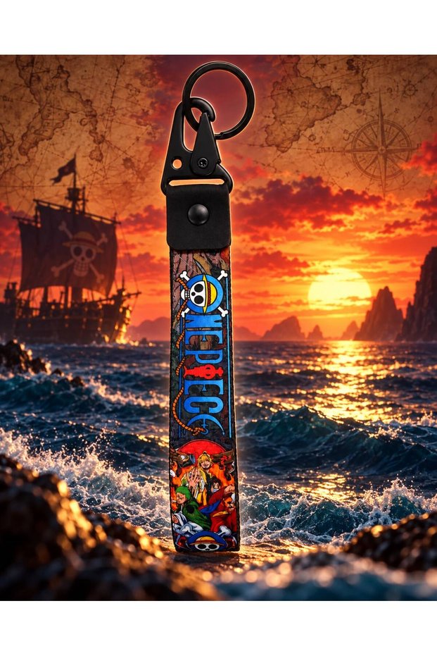 One Piece Team Designed Anime Series New Design, Double-Sided Print (19 cm) Without Motor, Car, Bag Keychain (Your Favorite Character Is Always with You)