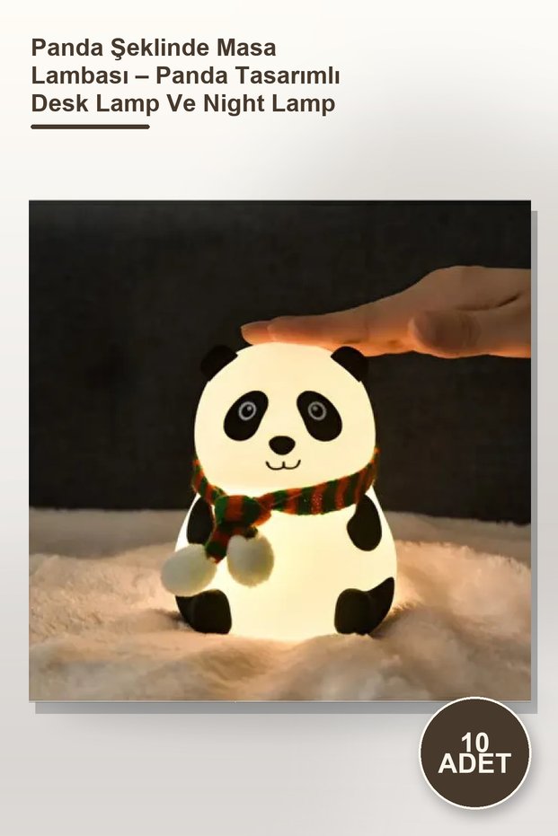 10 Panda-Shaped Table Lamps – Panda Design Desk Lamp and Night Lamp