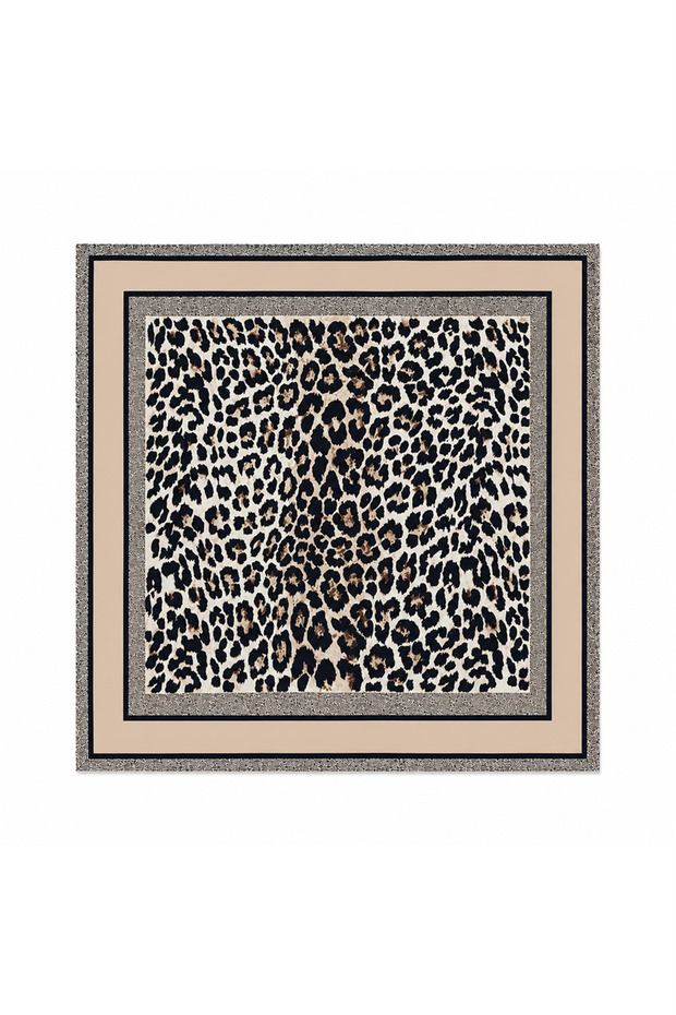 Leopard Square Scarf