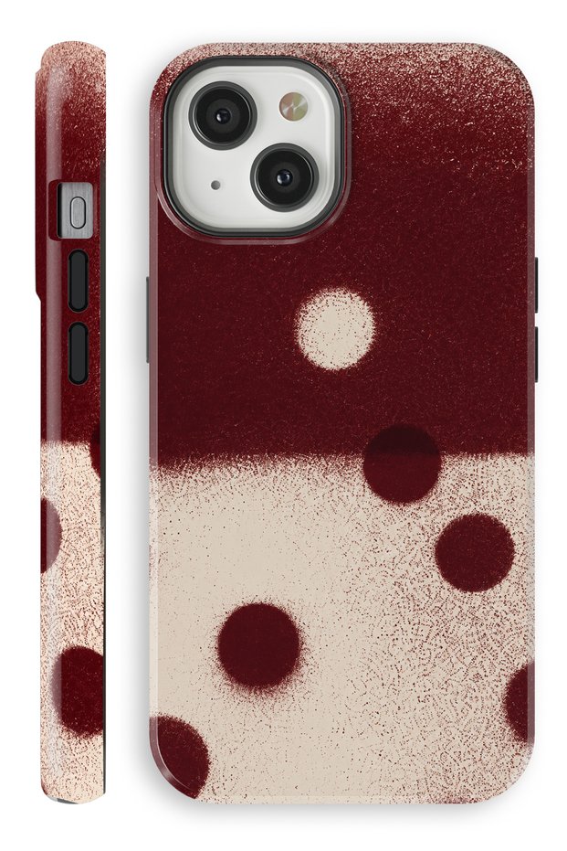 iPhone 14 Plus Dottie Double Layer Full Coverage Print Glossy Protect Phone Case