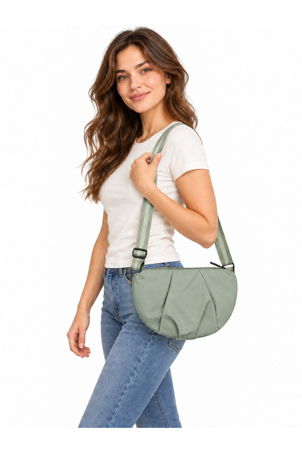 Light Khaki Adjustable Strap Women's Mini Shoulder Bag and Crossbody Bag 0068