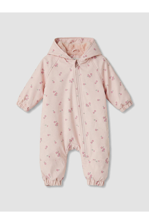 Esvab • Modern & Distinctive Floral Water-Repellent Baby Girl Astronaut Coat