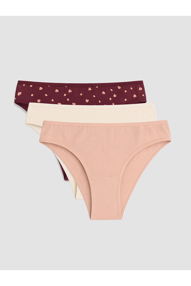 Esvab • Modern & Exquisite Embroidered Brazilian Panties 3-Pack