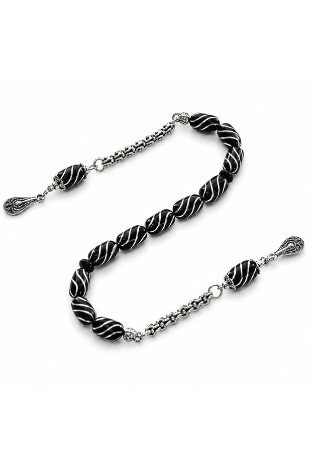 Six-Fountain Silver Tassel Zaza Rosary