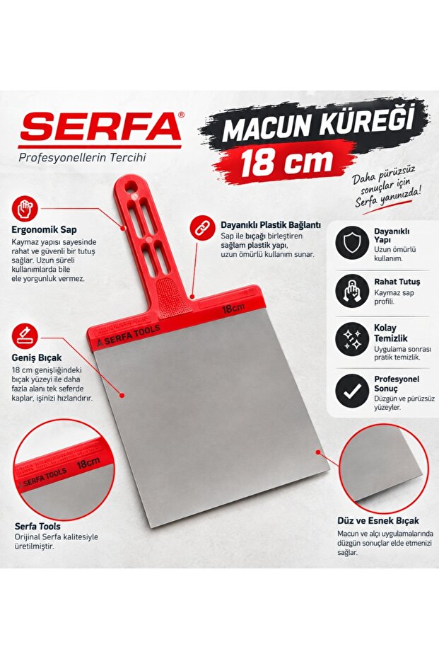 SERFA MACUN KÜREĞİ 18 CM