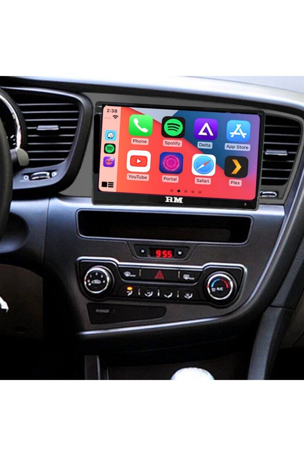 شاشة أندرويد من Roadmaster لسيارة كيا أوبتيما موديل 2011-2015 مع إطار جديد، تدعم كار بلاي لاسلكي وأندرويد أوتو، وكاميرا خلفية مدمجة بتقنية AHD.