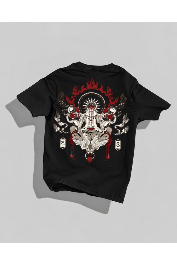 Ryomen Sukuna Jujutsu Kaisen Anime Printed Oversize T-Shirt