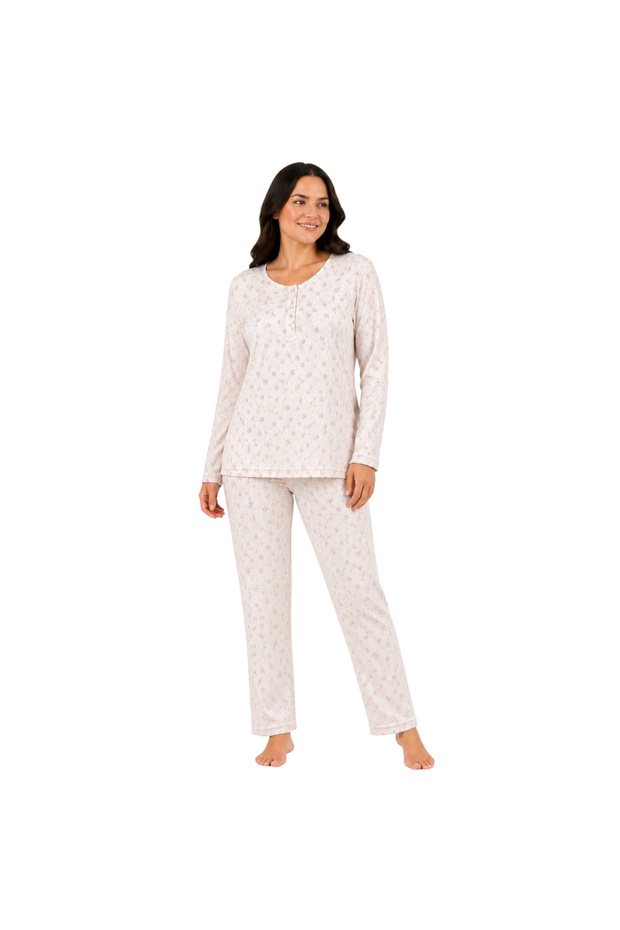 C841-025 Women's Long Sleeve Pajama Set