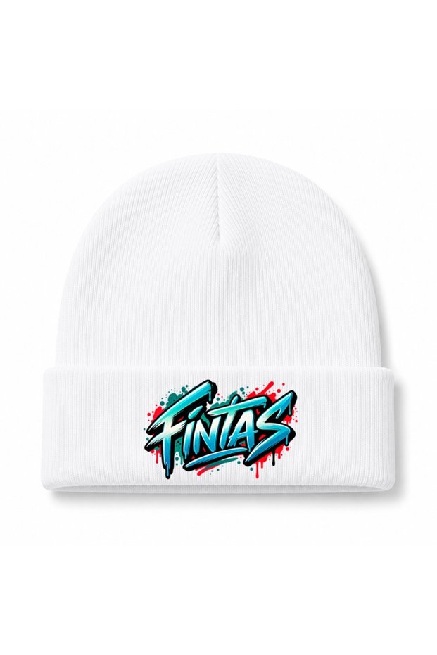 Fintas Urban Graffiti Lettering Graphic Beanie