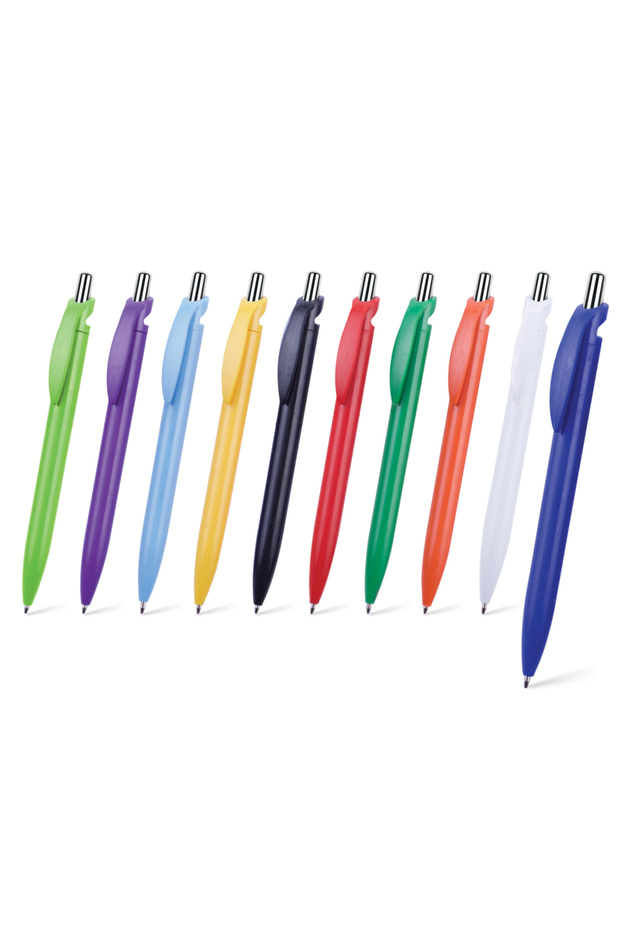 Push-Click Ballpoint Pen 100 Pieces Without Printing -
