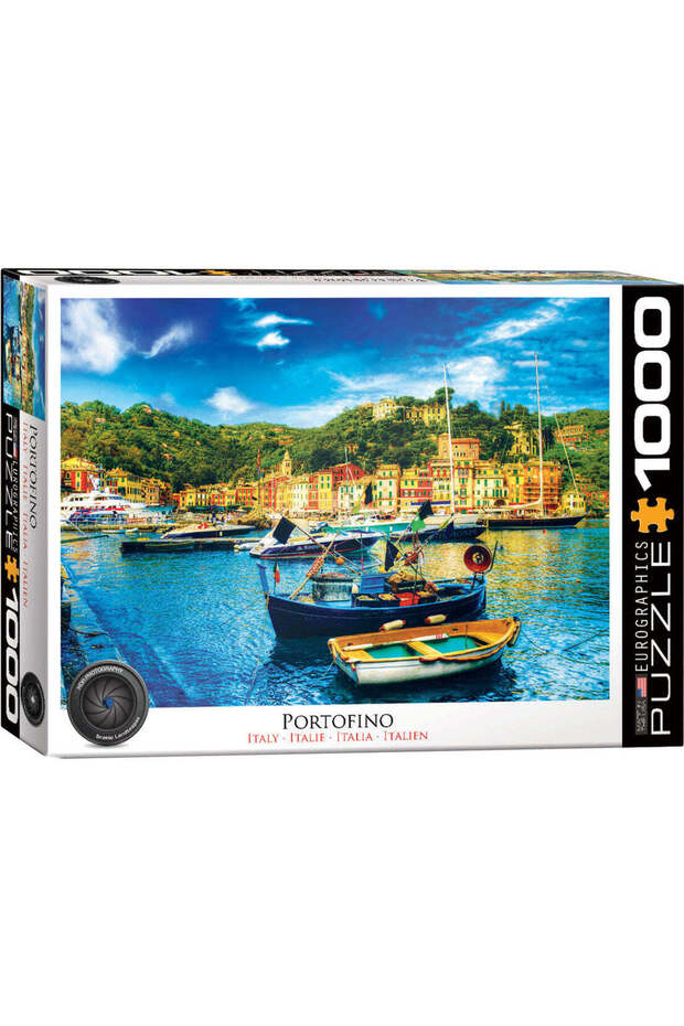Portofino - Italy 1000-Piece Jigsaw Puzzle, Scenic Photo Puzzle