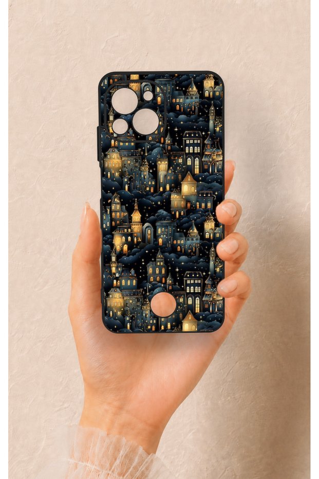 Reeder S23 Pro Max Compatible Night Tale Patterned Silicone Case